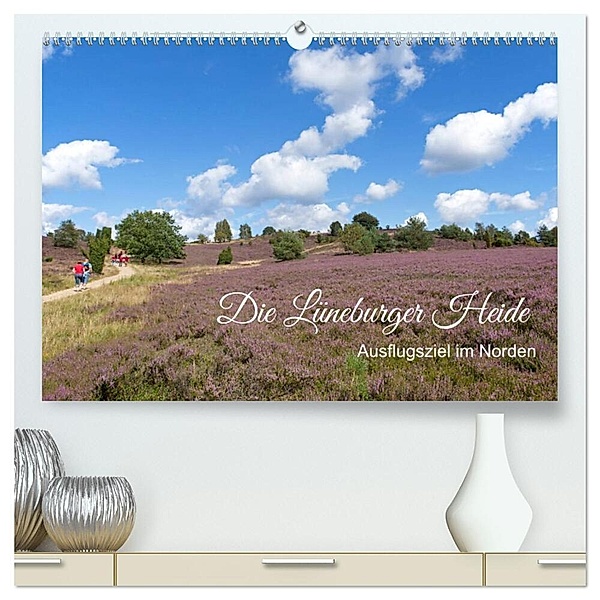 Die Lüneburger Heide - Ausflugsziel im Norden (hochwertiger Premium Wandkalender 2024 DIN A2 quer), Kunstdruck in Hochglanz, Siegfried Kuttig