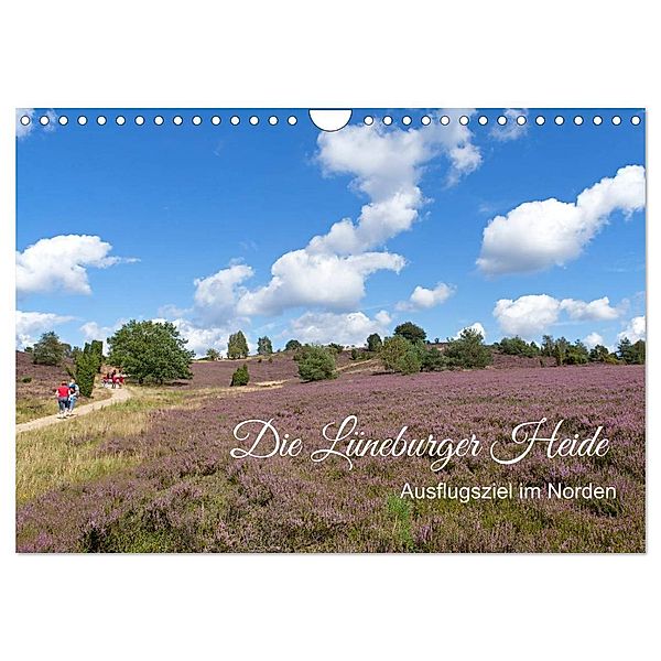 Die Lüneburger Heide - Ausflugsziel im Norden (Wandkalender 2024 DIN A4 quer), CALVENDO Monatskalender, Siegfried Kuttig