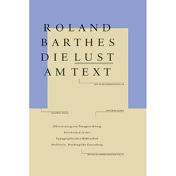 Die Lust am Text, Roland Barthes