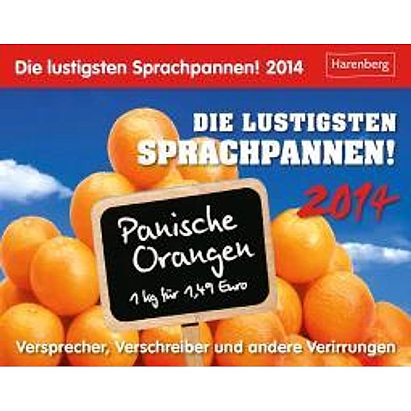 Die lustigsten Sprachpannen, Abreißkalender 2014