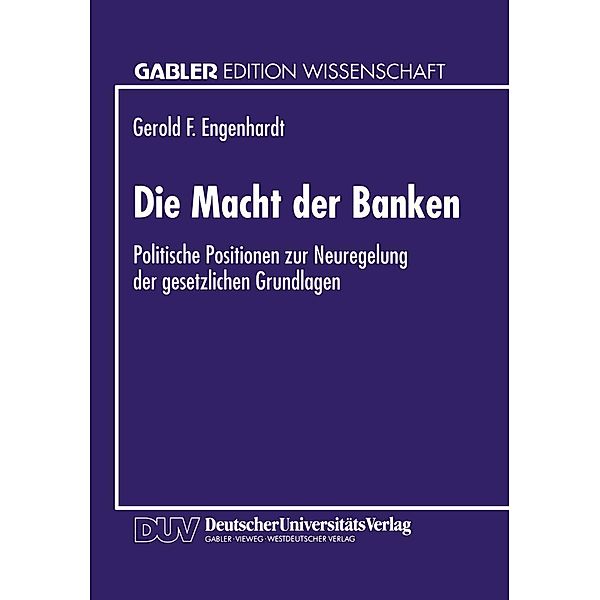 Die Macht der Banken / Gabler Edition Wissenschaft