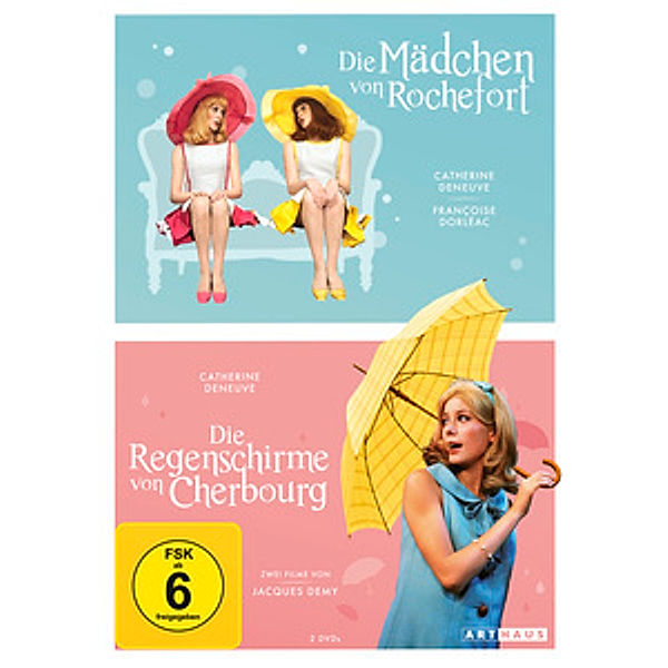 Die Mädchen von Rochefort & Die Regenschirme von Cherbourg, Catherine Deneuve, Nino Castelnuovo