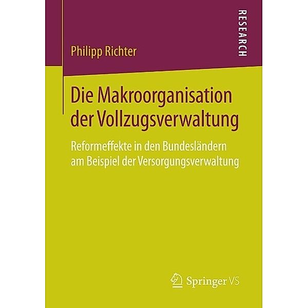 Die Makroorganisation der Vollzugsverwaltung, Philipp Richter