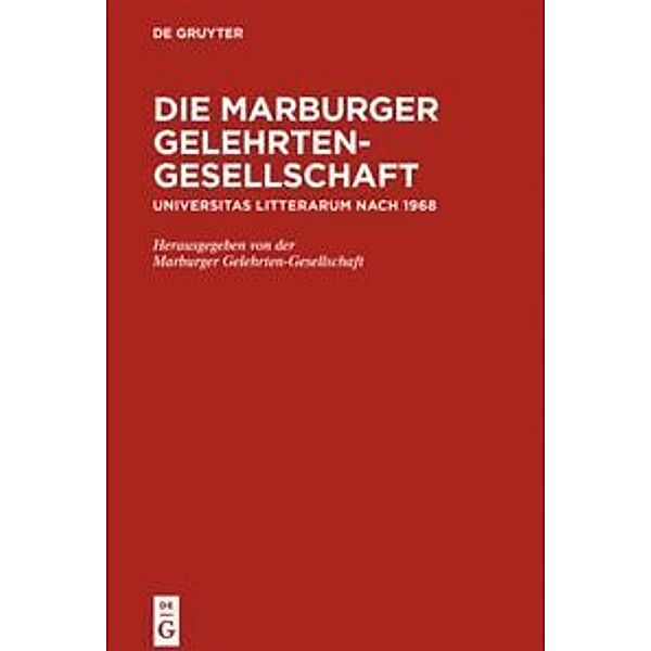 Die Marburger Gelehrten-Gesellschaft