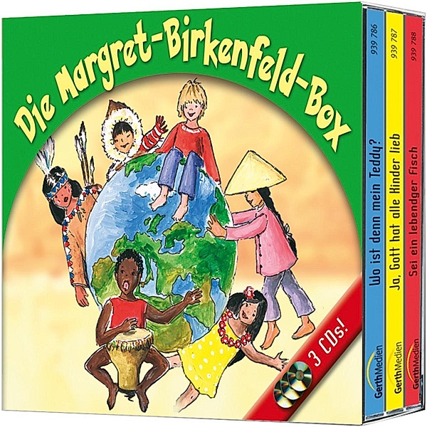Die Margret Birkenfeld - Box: Wo ist denn mein Teddy / Ja, Gott hat alle Kinder lieb / Sei ein lebendger Fisch, 3 Audio-CD Die Margret-Birkenfeld-Box 1