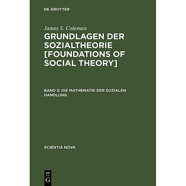 Die Mathematik der sozialen Handlung / Jahrbuch des Dokumentationsarchivs des österreichischen Widerstandes, James S. Coleman