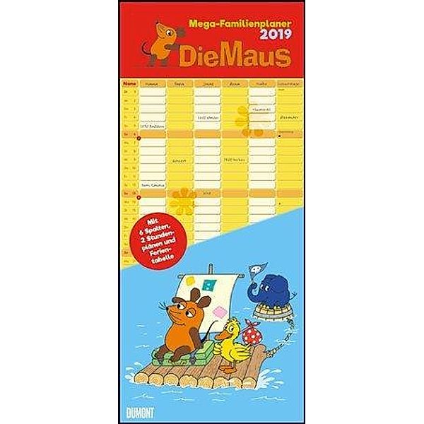 Die Maus - Mega-Familienplaner 2019, Isolde Schmitt-Menzel