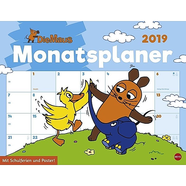 Die Maus Monatsplaner 2019