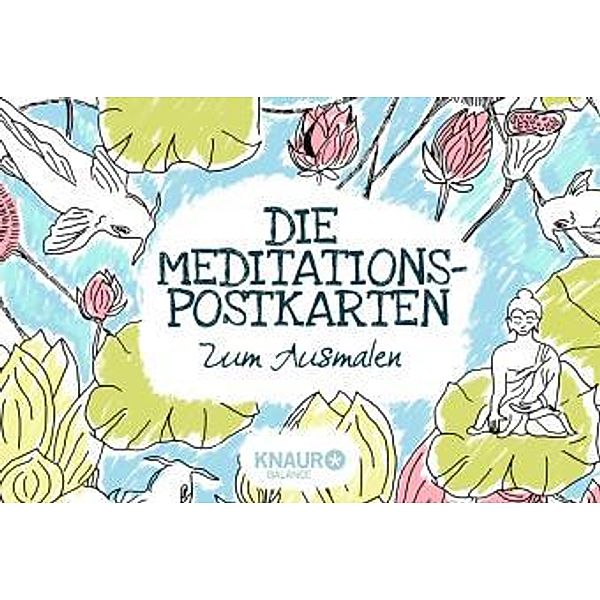 Die Meditations-Postkarten zum Ausmalen, Melanie Zimmer