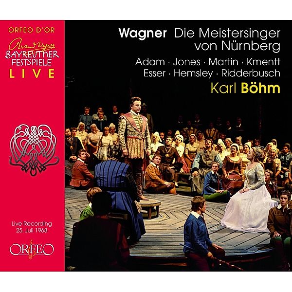 Die Meistersinger von Nürnberg, Adam, Jones, Martin, Kmentt, Esser, Hemsley, Böhm