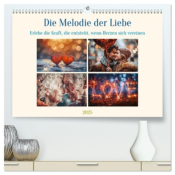 Die Melodie der Liebe (hochwertiger Premium Wandkalender 2025 DIN A2 quer), Kunstdruck in Hochglanz, Calvendo, Steffen Gierok-Latniak