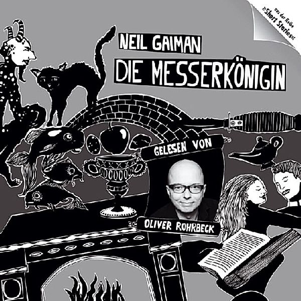 Die Messerkönigin, 3 Audio-CDs, Neil Gaiman