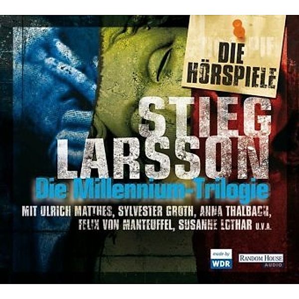 Die Millennium-Hörspiel-Trilogie, 9 Audio-CDs, Stieg Larsson