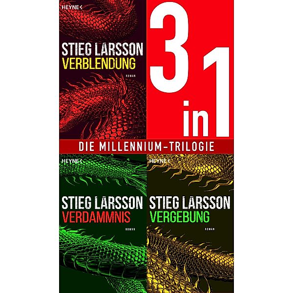 Die Millennium-Saga 1-3: Verblendung / Verdammnis / Vergebung (3in1-Bundle), Stieg Larsson