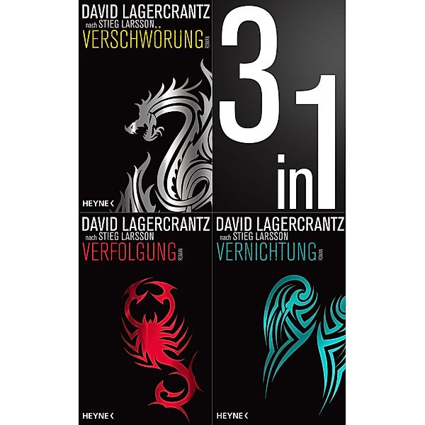 Die Millennium-Saga 4-6: Verschwörung / Verfolgung / Vernichtung (3in1-Bundle), David Lagercrantz