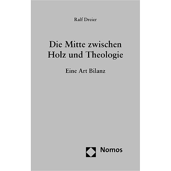 Die Mitte zwischen Holz und Theologie, Ralf Dreier
