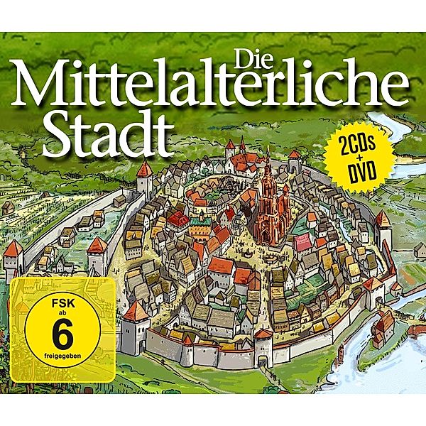 Die Mittelalterliche Stadt.2cd+Dvd, Various