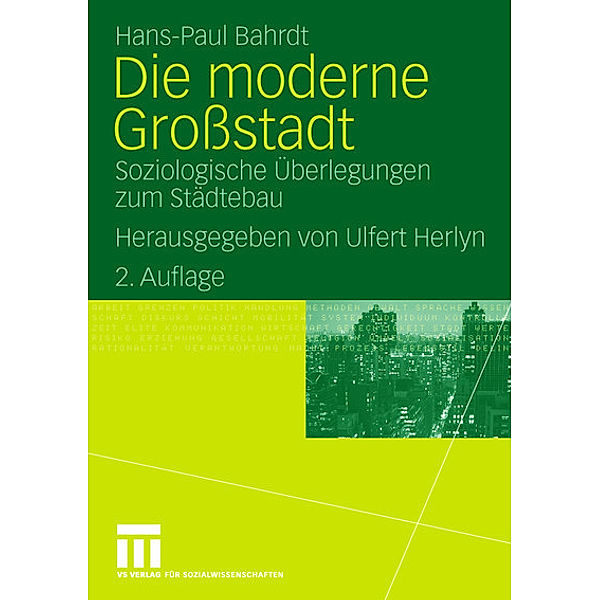 Die moderne Grossstadt, Hans Paul Bahrdt