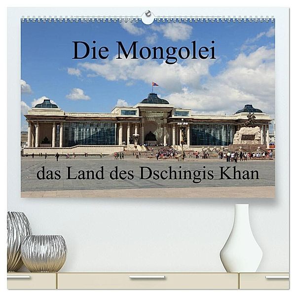 Die Mongolei das Land des Dschingis Khan (hochwertiger Premium Wandkalender 2024 DIN A2 quer), Kunstdruck in Hochglanz, Roland Brack
