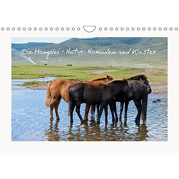 Die Mongolei - Natur, Nomaden und Klöster (Wandkalender 2019 DIN A4 quer), Laurenz O. Klecker