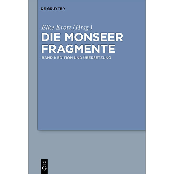 Die Monseer Fragmente, 2 Teile