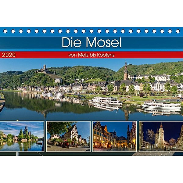 Die Mosel von Metz bis Koblenz (Tischkalender 2020 DIN A5 quer), Michael Pabst