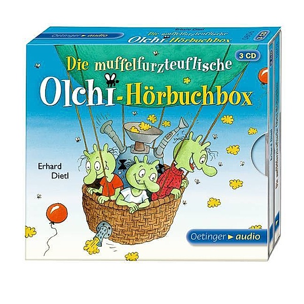 Die muffelfurzteuflische Olchi-Hörbuchbox, 3 Audio-CD, Erhard Dietl