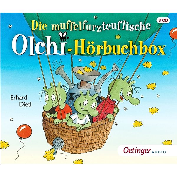 Die muffelfurzteuflische Olchi-Hörbuchbox,3 Audio-CD, Erhard Dietl