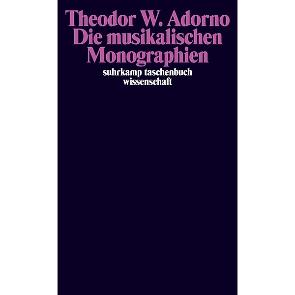 Die musikalischen Monographien, Theodor W. Adorno