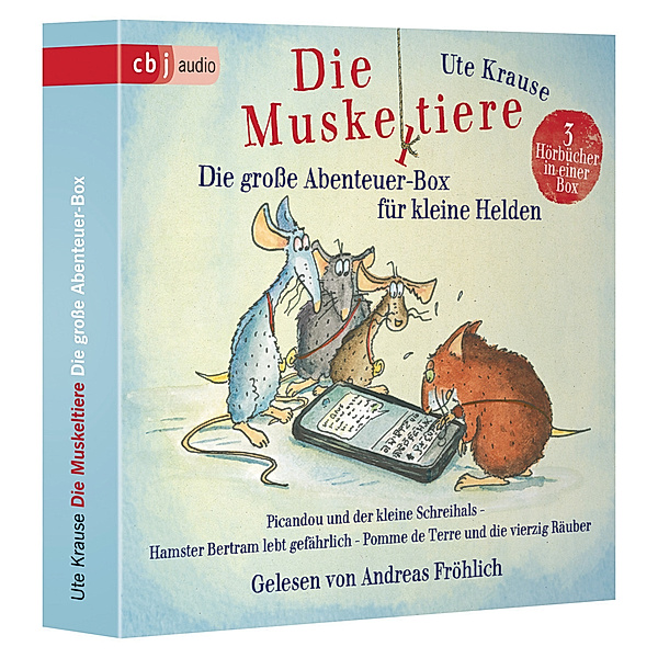 Die Muskeltiere - Die große Abenteuer-Box für kleine Helden,6 Audio-CD, Ute Krause