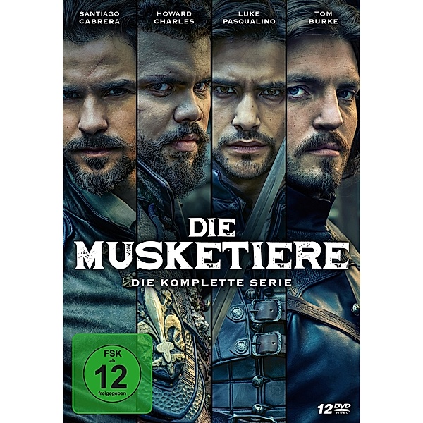 Die Musketiere - Die komplette Serie, Luke Pasqualino, Santiago Cabrera, Tom Burke