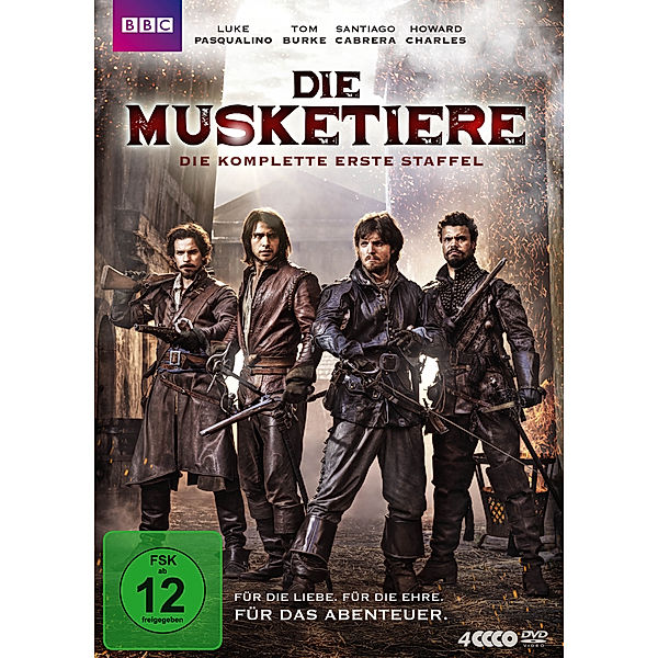 Die Musketiere - Staffel 1, Luke Pasqualino, Howard Charles, Santiago Cabrera