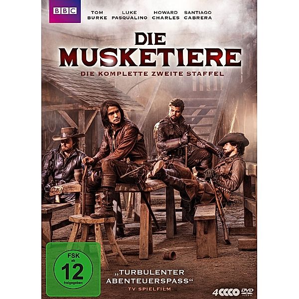 Die Musketiere - Staffel 2, Luke Pasqualino, Howard Charles, Santiago Cabrera