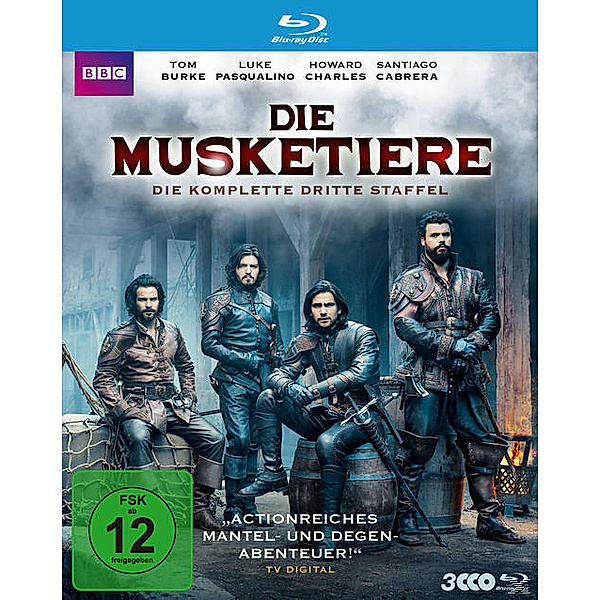 Die Musketiere - Staffel 3 Bluray Box, Adrian Hodges, Alexandre Dumas Père, Susie Conklin