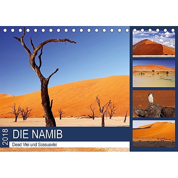 DIE NAMIB - Dead Vlei und Sossusvlei (Tischkalender 2018 DIN A5 quer), Wibke Woyke