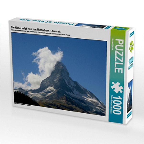 Die Natur zeigt Herz am Matterhorn - Zermatt (Puzzle), Susan Michel