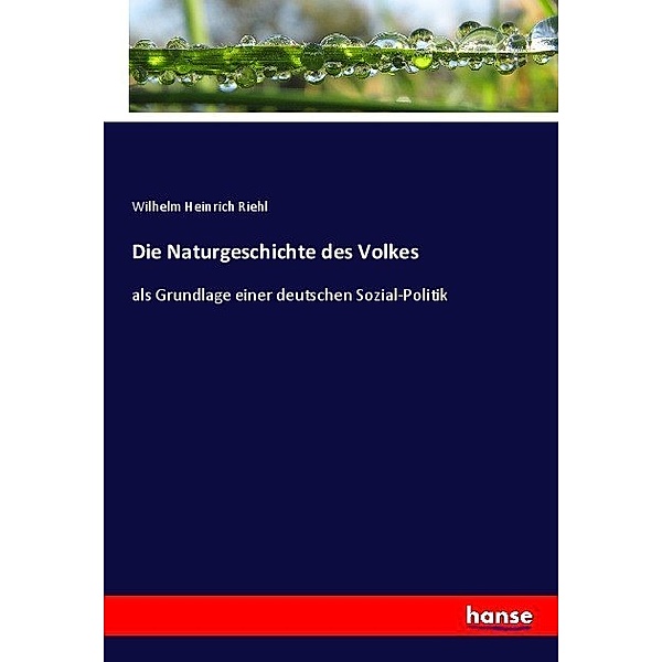 Die Naturgeschichte des Volkes, Wilhelm Heinrich Riehl