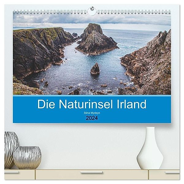 Die Naturinsel Irland (hochwertiger Premium Wandkalender 2024 DIN A2 quer), Kunstdruck in Hochglanz, Stina-Marie Mydzyn
