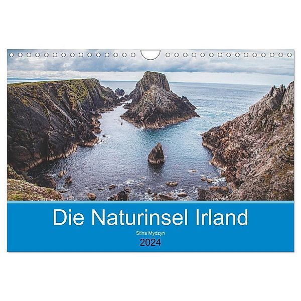 Die Naturinsel Irland (Wandkalender 2024 DIN A4 quer), CALVENDO Monatskalender, Stina-Marie Mydzyn