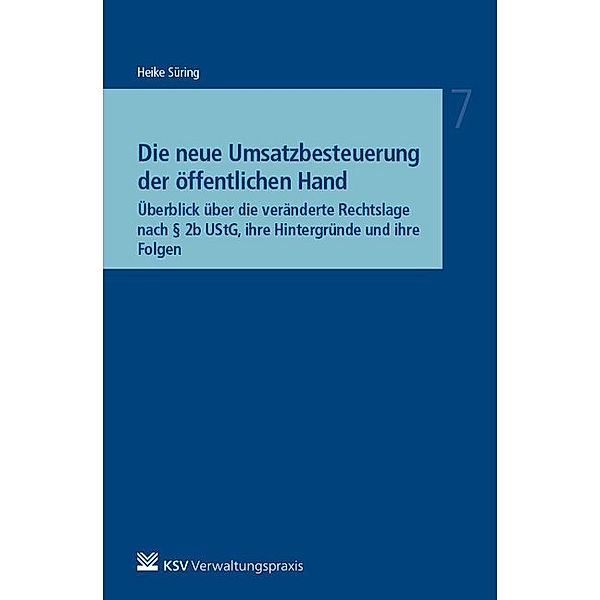 Die neue Umsatzbesteuerung der öffentlichen Hand, Heike Süring