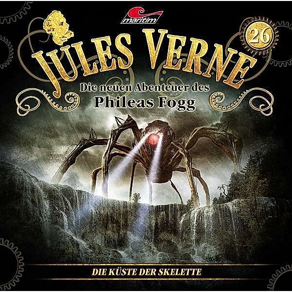 Die neuen Abenteuer des Phileas Fogg - Die Küste der Skelette. Tl.26, 1 Audio-CD,1 Audio-CD, Jules Verne