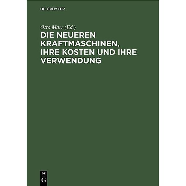 Die neueren Kraftmaschinen, ihre Kosten und ihre Verwendung / Jahrbuch des Dokumentationsarchivs des österreichischen Widerstandes