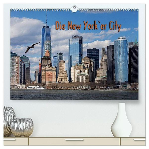 Die New Yorker City (hochwertiger Premium Wandkalender 2024 DIN A2 quer), Kunstdruck in Hochglanz, Franz Tangermann