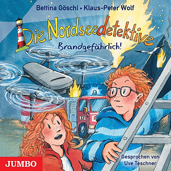 Die Nordseedetektive. Brandgefährlich!,Audio-CD, Klaus-Peter Wolf, Bettina Göschl