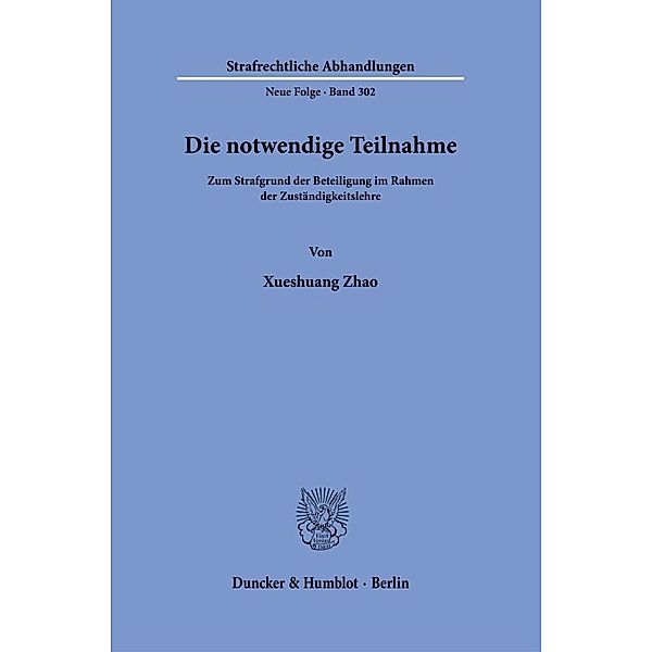 Die notwendige Teilnahme., Xueshuang Zhao