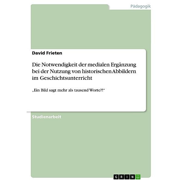 Die Notwendigkeit der medialen Ergänzung bei der Nutzung von historischen Abbildern im Geschichtsunterricht, David Frieten