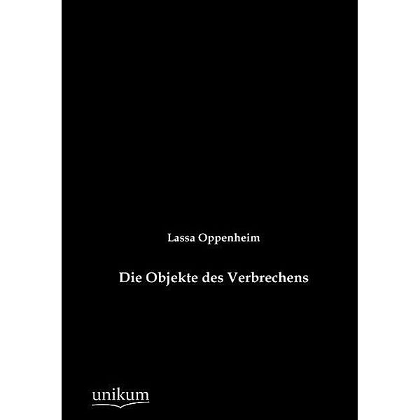 Die Objekte des Verbrechens, Lassa Oppenheim