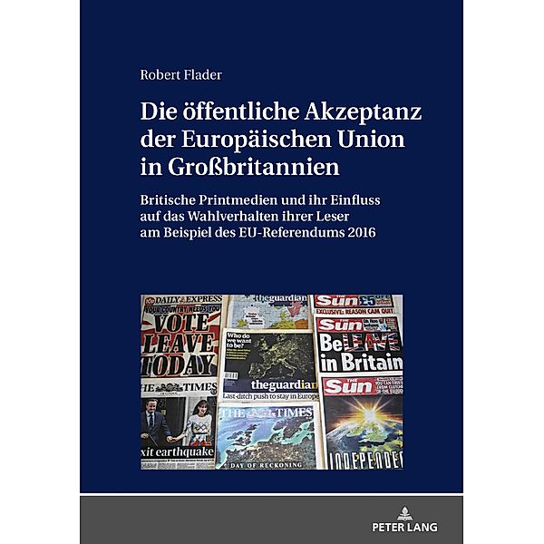 Die oeffentliche Akzeptanz der Europaeischen Union in Grobritannien, Flader Robert Flader