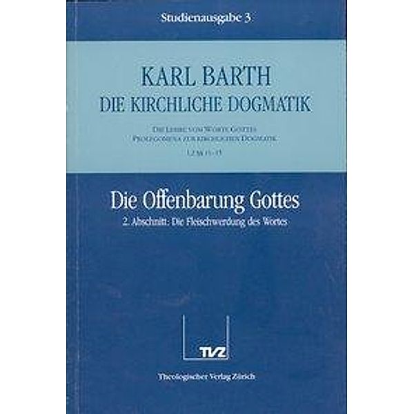 Die Offenbarung Gottes, Karl Barth