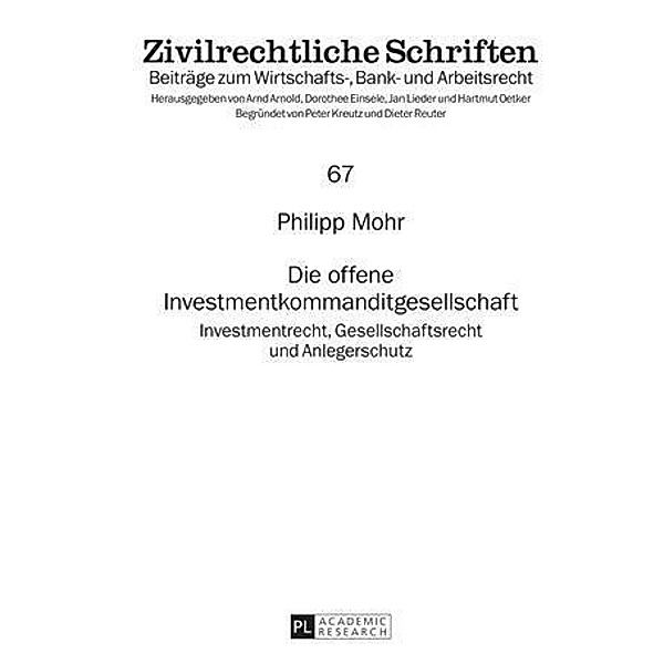 Die offene Investmentkommanditgesellschaft, Philipp Mohr